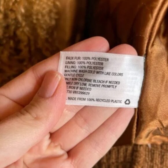 Wild Fable brown teddy jacket size XS NWT - Picture 10 of 10
